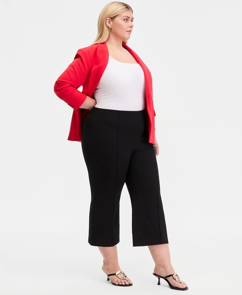 I.n.c. International Concepts Plus High Rise Pull-On Ponte Pants