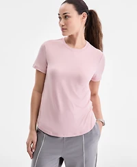 Id Ideology Women's Performance Crewneck T-Shirt, Macy's Exclusive