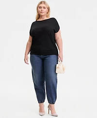 I.n.c. International Concepts Plus Dolman-Sleeve Sweater, Macy's Exclusive