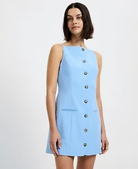 French Connection Women's Sleeveless Button-Down Mini Dress