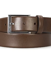 Hugo Boss Men's Polished Pin Buckle Leather Belt