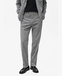 Mango Men's Corduroy Regular-Fit Pants