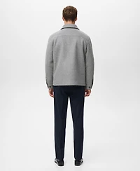 Mango Men's Quilted Cloth Jacket