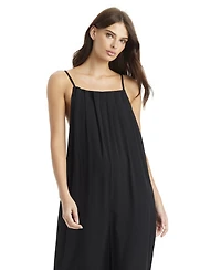 Sanctuary Women's Costal Covers Pleated Beach Cover-Up Overall