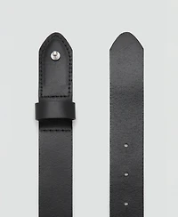 Mango Men's Leather Belt