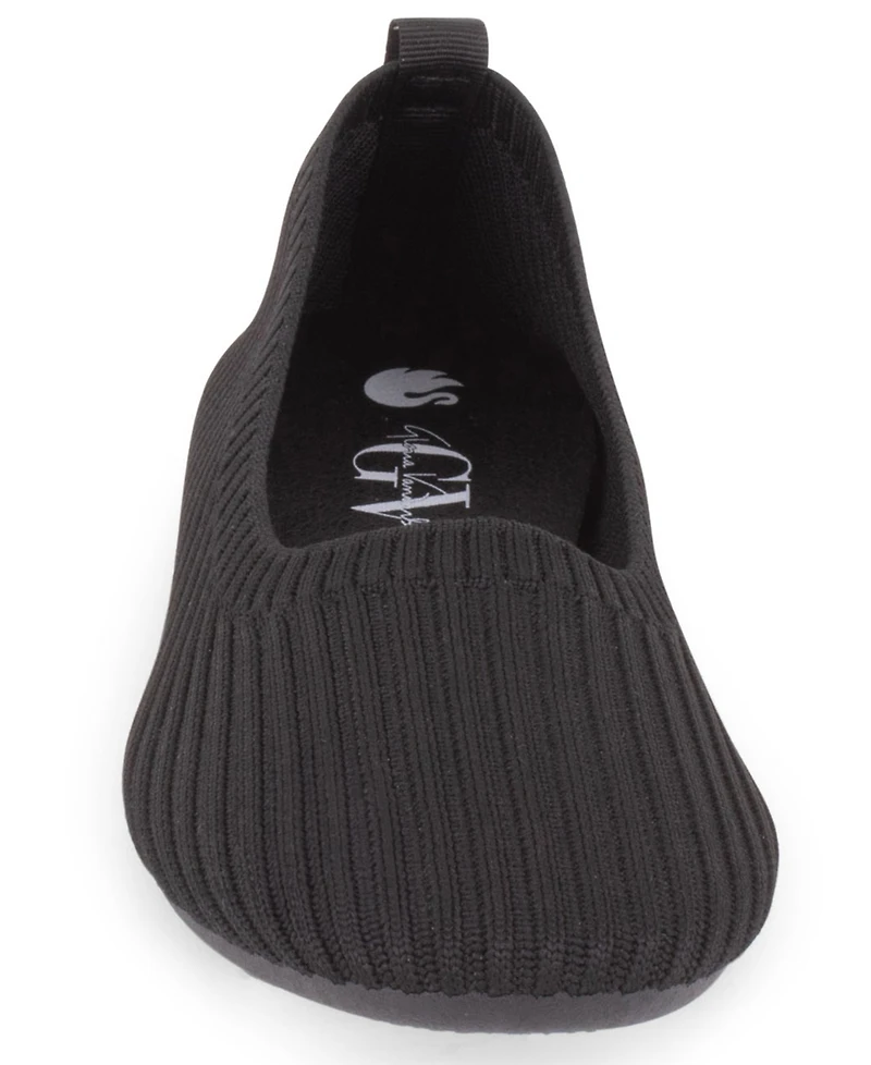 Gloria Vanderbilt Women's Jasmine Knit Slip-On Flats