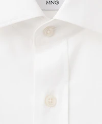 Mango Men's Cotton Slim-Fit Shirt