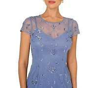 Adrianna Papell Women's Beaded Sheath Dress