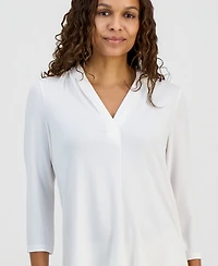Jm Collection Petite Solid Top, Created for Macy's