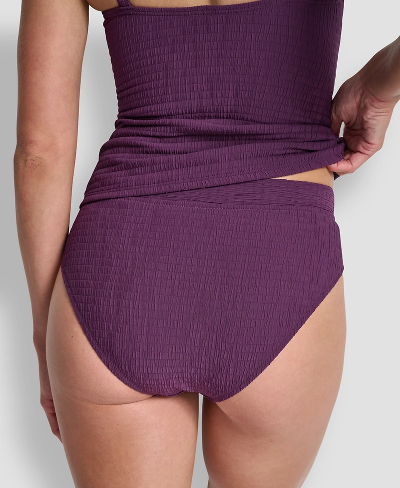 Dkny Women's Under-Wire Textured Tankini Top