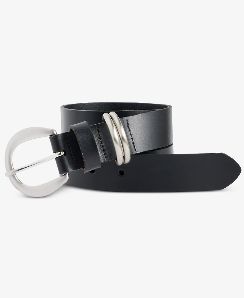 I.n.c. International Concepts Multi-Loop Keeper Leather Belt, Macy's Exclusive