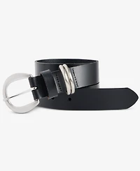 I.n.c. International Concepts Multi-Loop Keeper Leather Belt, Macy's Exclusive