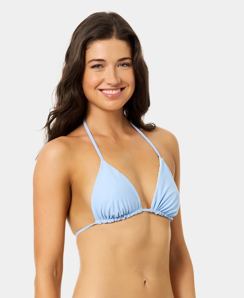 California Waves Women's Ditsy Wide Rib Reversible Triangle Swim Top