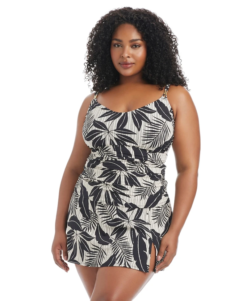 Bleu by Rod Beattie Plus Island Time High-Waist Skirted Bottoms