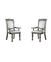 Streamdale Furniture Traditional Gray Dining Chairs Set of 2