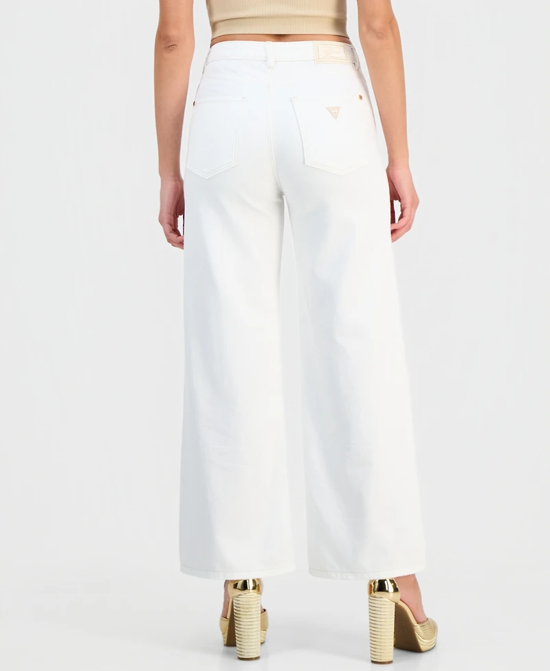Guess Women's Wide-Leg Ankle Jeans