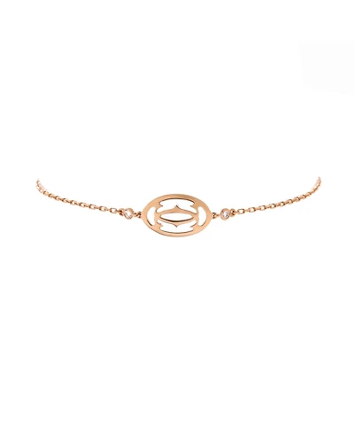 Pre-Owned Cartier Double C Logo Bracelet