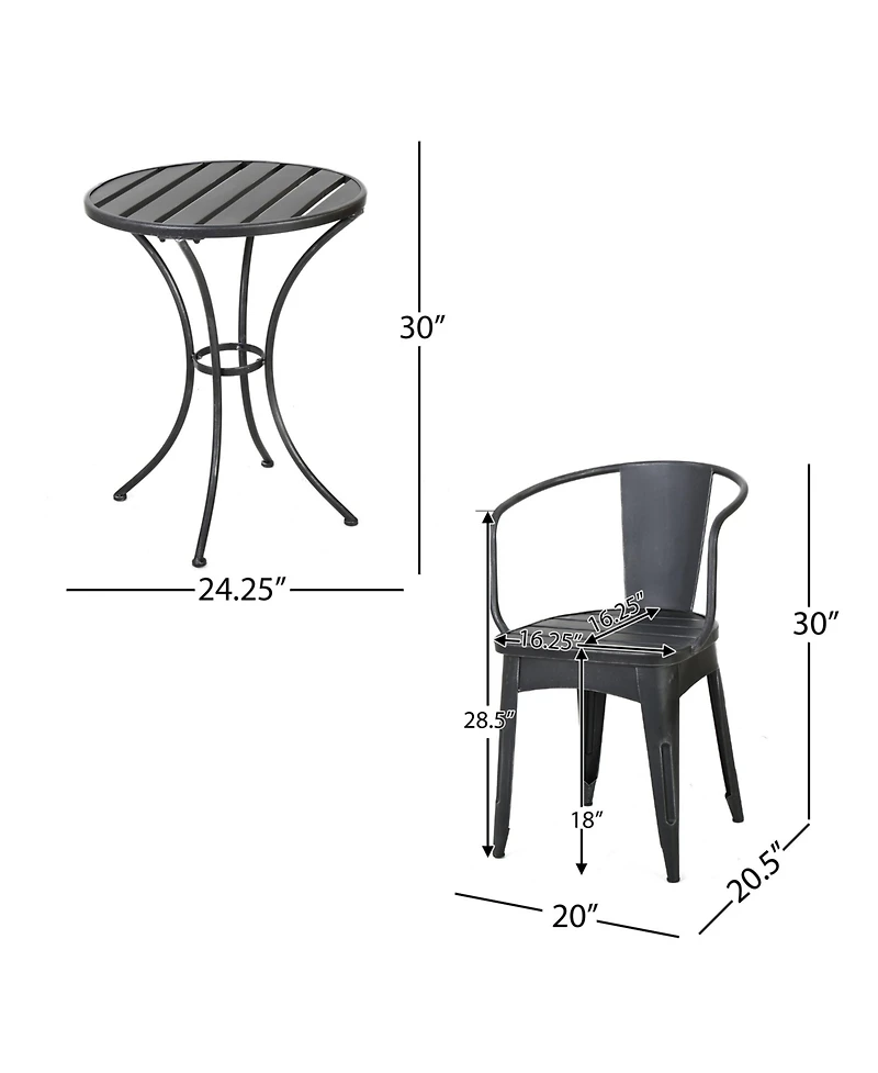 Flynama 3 Pc Kd metal set