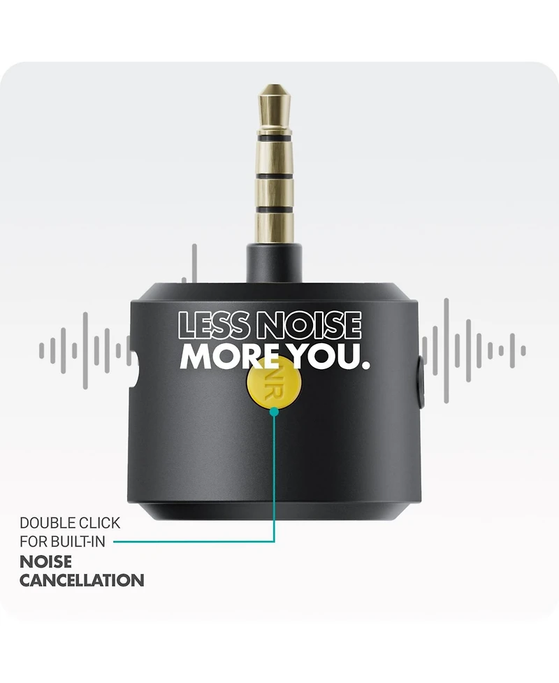 Movo Wm-VXR10 Wireless Shotgun Mic Adapter for Camera/Dslr/3.5mm/Trs