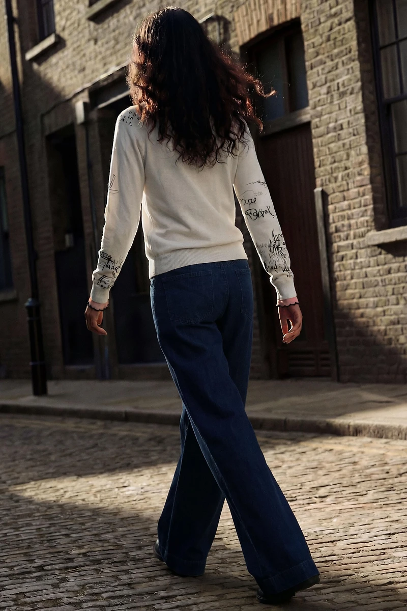 Desigual Women's Fine jersey lettering