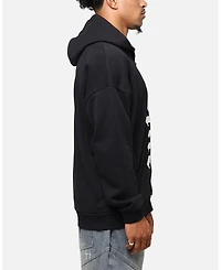 Saint Morta Men's Gothic Distressed Zip Hoodie