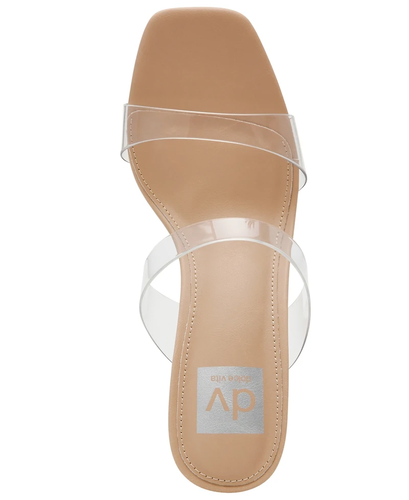Dv Dolce Vita Women's Veniss Two-Band Blade Heel Dress Sandals
