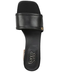 Franco Sarto Women's Kaori Square Toe Slide Sandals