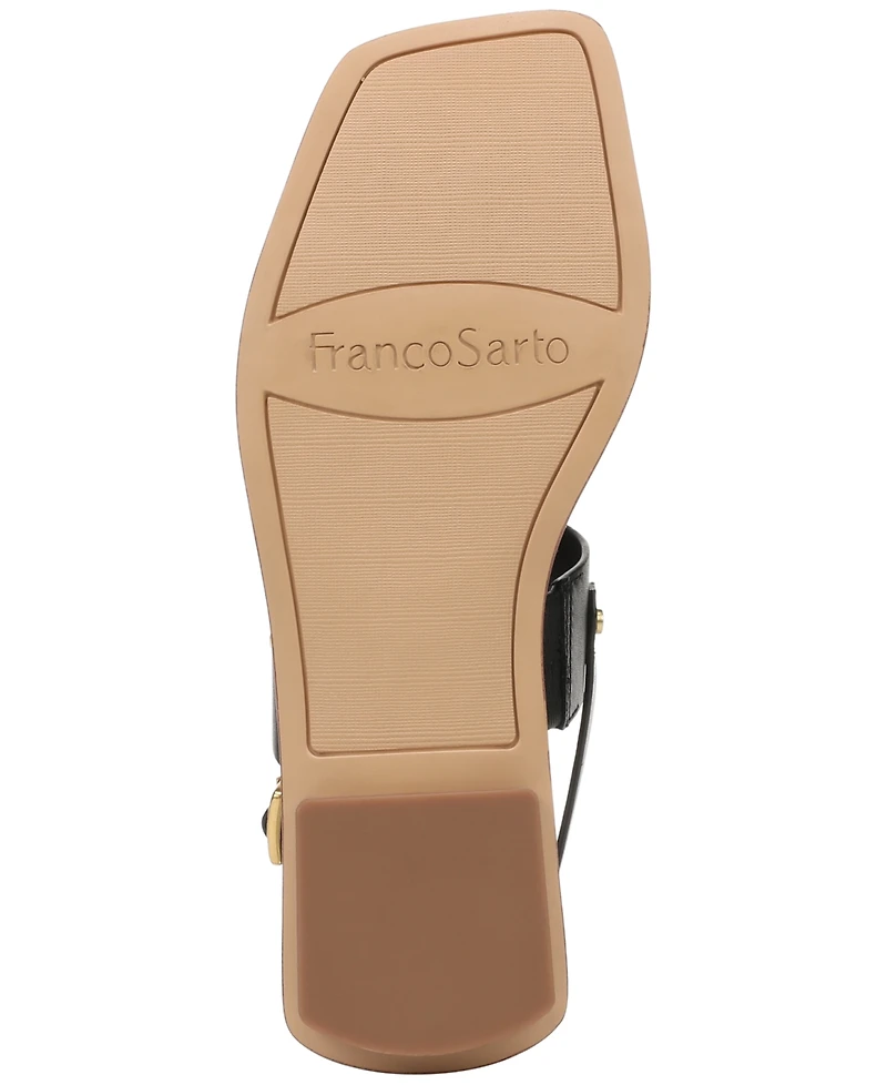 Franco Sarto Women's Enrica Open Toe Slingback Sandals