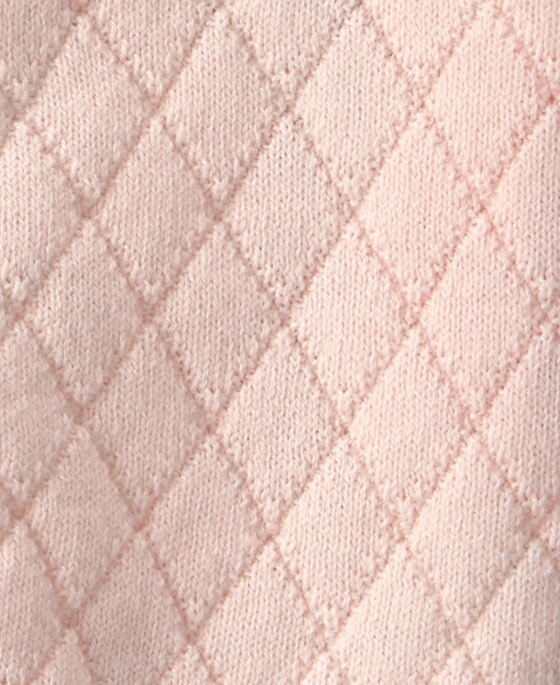 Carter's Baby Girls' Crewneck Cardigan and Floral Bubble Romper, 2-Piece Set