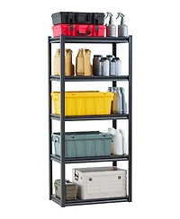 Mecale 5-Tier Storage Shelves, 2000-Lb Capacity, 18"D x 32"W x 72"H, Adjustable Metal Utility Rack