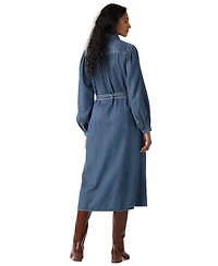 Levi's Women's Point Collar Long-Sleeve Dress
