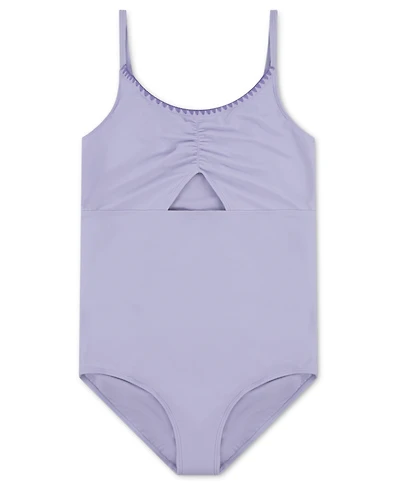 abercrombie kids Girls' 5-17 Cinched Cutout Round Neck One-Piece Swimsuit