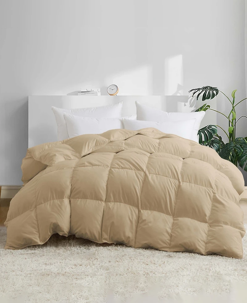 Unikome Heavyweight Goose Down Feather Comforter