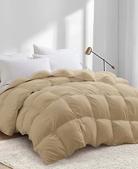Unikome Heavyweight Goose Down Feather Comforter, Full/Queen