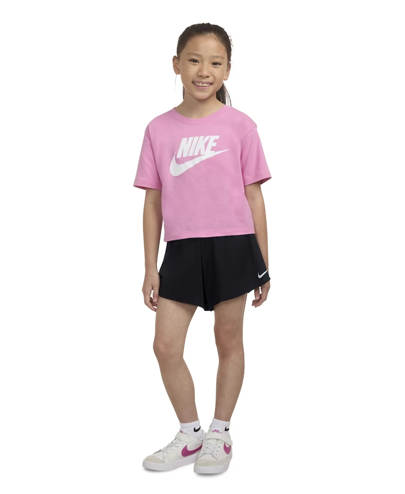 Nike Girls' 4-6X Dri-fit Play All Day Swing Elastic Waistband Shorts