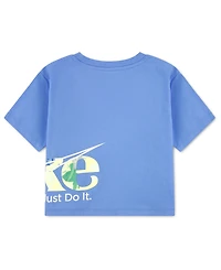 Nike Girls' 4-6X Move With Nature Boxy Crewneck T-Shirt
