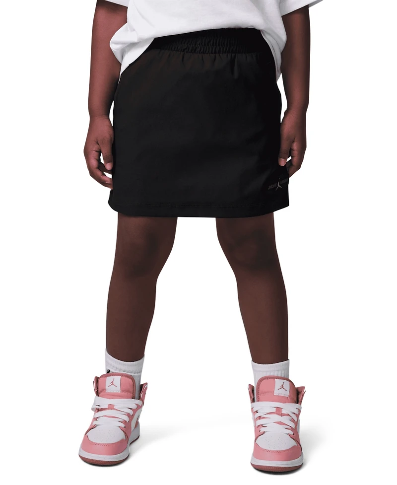 Jordan Girls' 4T-6X Crafted Utility Crewneck T-Shirt and Skort, 2-Piece Set