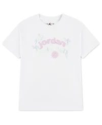 Jordan Girls' 7-16 Puff Floral Short-Sleeve T-Shirt