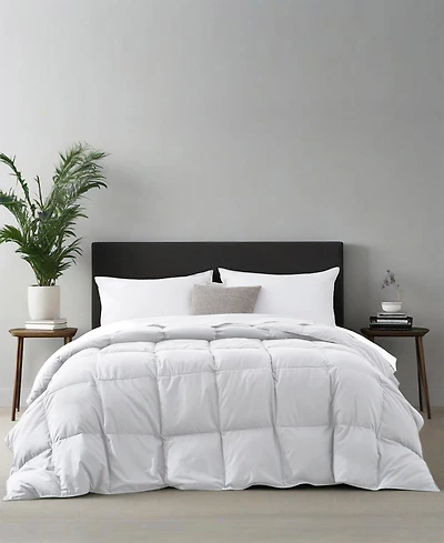 Unikome Lightweight Goose Down Feather Fiber Comforter, Full/Queen
