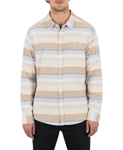 Hurley Men's Portland Stripe Stretch Shirt