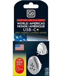 Go Travel World Usa Usb-c 25W Travel Adaptor