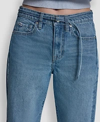Dkny Jeans Petite Mid-Rise Barrel