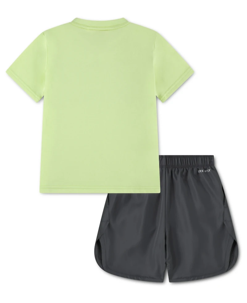 Nike Little Boys T-shirt and Woven Shorts, 2 Piece Set