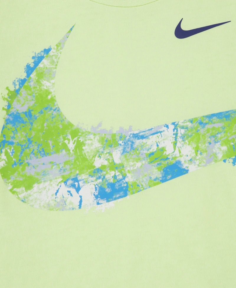 Nike Boys' Toddler 2T-4T Crewneck T-Shirt and Mesh Shorts, 2-Piece Set