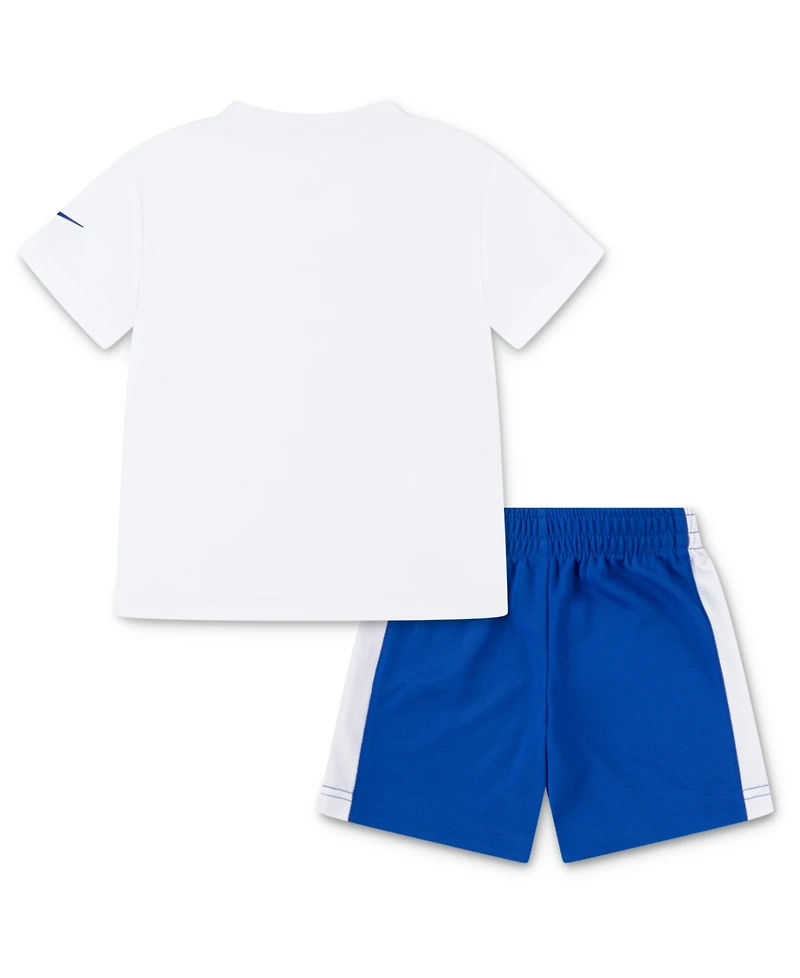 Nike Toddler Boys Dri-fit Swoosh T-Shirt & Shorts Set