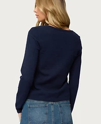 Edikted Women's Demi Tie Front Knit Cardigan