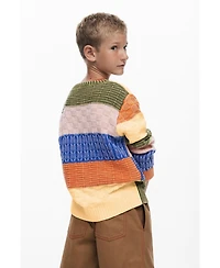 Desigual Boys Boys's Knit sweater with patches