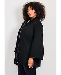 Avenue Women's Brushed Wool Cape Coat