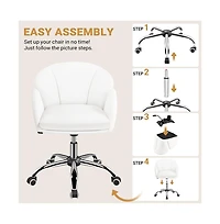 Yaheetech Cute Desk Chair Makeup Vanity for Home Office