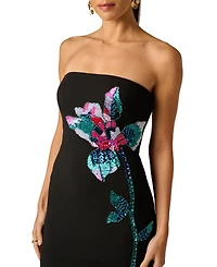 Adrianna Women's Knit Strapless Ball Gown